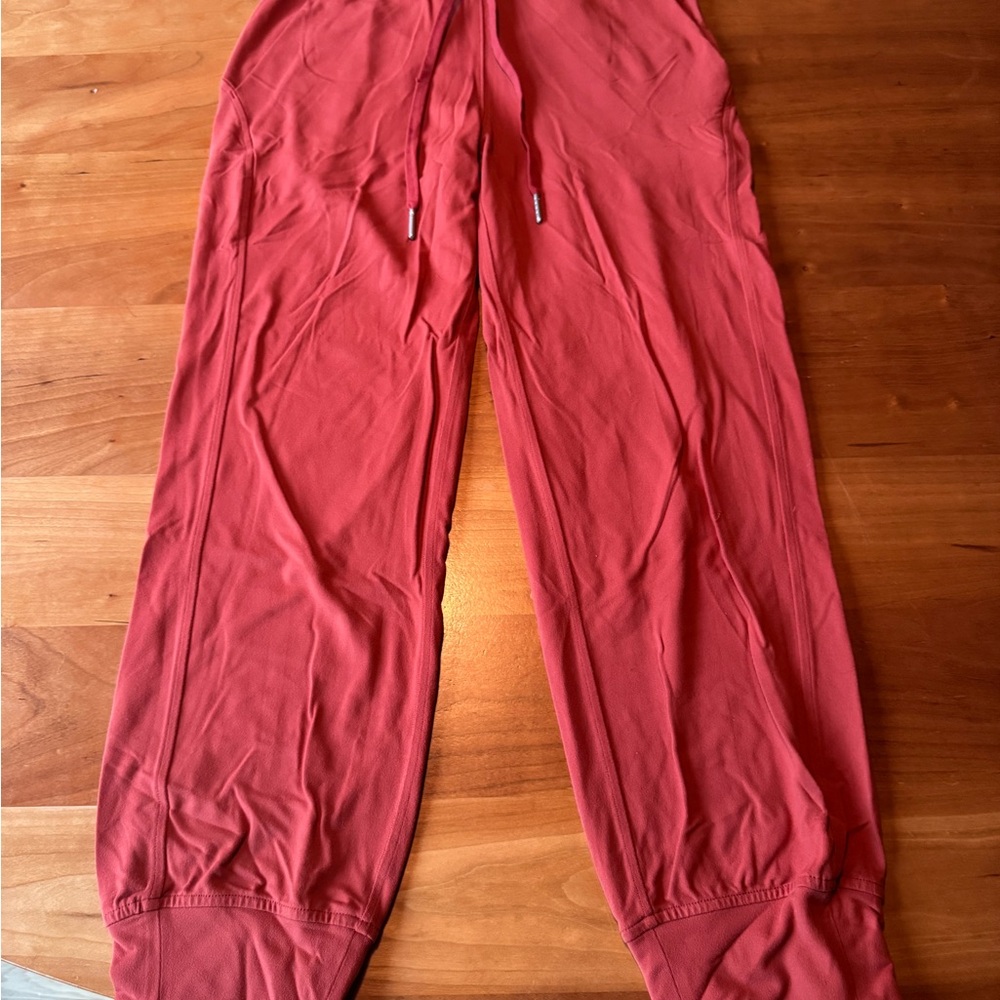 Lululemon Athletica Orange Jogger Pants